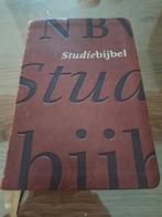 NBV studiebijbel met lederen kaft zo goed als nieuw, Boeken, Christendom | Protestants, Ophalen of Verzenden, Zo goed als nieuw
