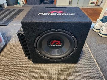 Renegade 1000W auto subwoofer (zonder versterker) beschikbaar voor biedingen