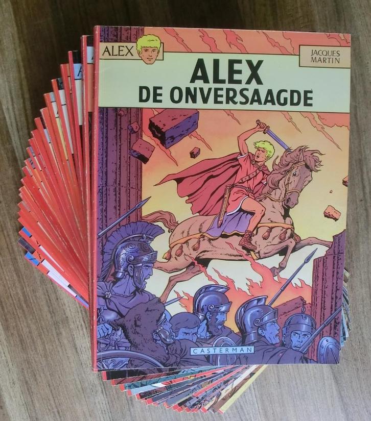 22 stripboeken uit de reeks van Alex (Martin), Boeken, Stripboeken, Gelezen, Meerdere stripboeken, Ophalen of Verzenden
