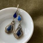 Mooie hangers Vintage Style ingelegd edelsteen Lapis Lazuli, Hangers, Blauw, Nieuw, Ophalen of Verzenden