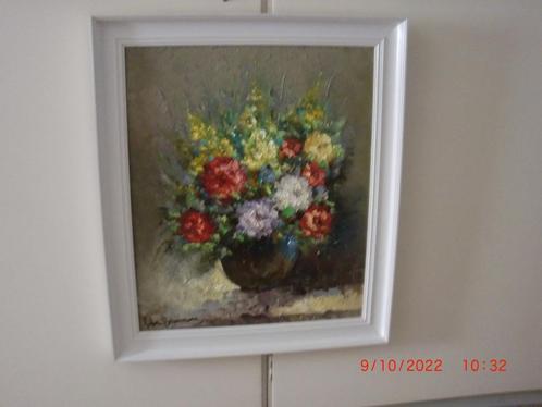Bloemstilleven Peter Brouwer 1935 - 2010, Antiek en Kunst, Kunst | Schilderijen | Klassiek, Ophalen