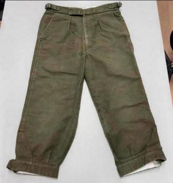 Oliver Brown London 100% Katoen 3 kwarts broek W32-32 groen beschikbaar voor biedingen