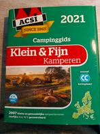 ACSI Campinggids Klein & Fijn Kamperen 2021, Boeken, Reisgidsen, ACSI, Budget, Europa, Ophalen of Verzenden