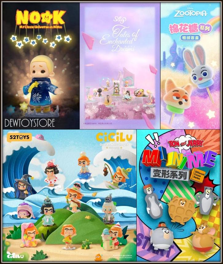 [𝗣𝗿𝗲-𝗼𝗿𝗱𝗲𝗿] 52Toys Gachapon Blindbox Blind Box, Verzamelen, Poppetjes en Figuurtjes, Nieuw, Verzenden