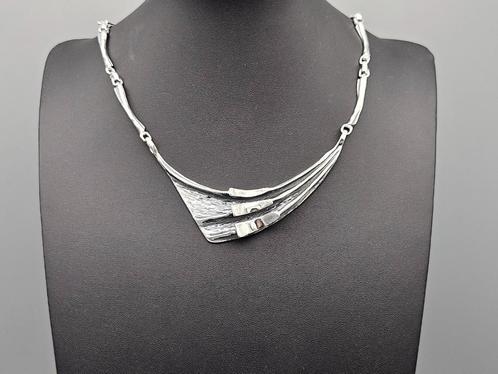 Zilveren robuste ketting scandinavische design. 2024/Z151, Sieraden, Tassen en Uiterlijk, Kettingen, Nieuw, Zilver, Zilver, Verstelbaar