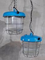 Oude vintage industrieel bunkerlamp lamp hanglamp veranda, Huis en Inrichting, N, N, Ophalen of Verzenden, N