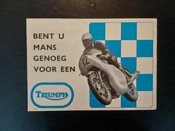 TRIUMPH 1970 model brochure folder origineel beschikbaar voor biedingen