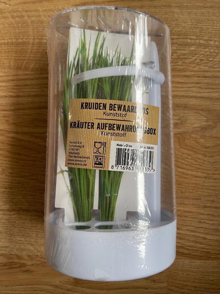 Nieuwe verse kruidenbewaardoos, Huis en Inrichting, Keuken | Keukenbenodigdheden, Nieuw, Ophalen of Verzenden