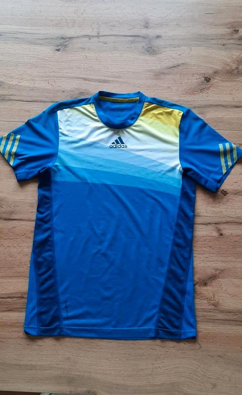 Adidas sport shirt maat XS, Kleding | Heren, Sportkleding, Zo goed als nieuw, Algemeen, Maat 46 (S) of kleiner, Blauw, Ophalen of Verzenden