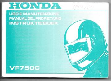Honda VF750 C handleiding instructieboek (7080z) beschikbaar voor biedingen