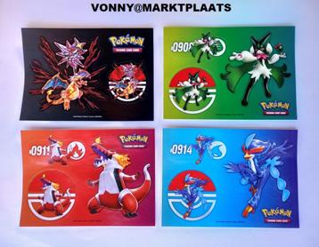 4 stickervellen Charizard Meowscarada Skeledirge Quaquaval  beschikbaar voor biedingen