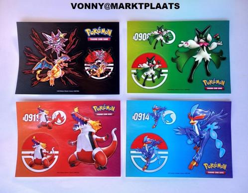 4 stickervellen Charizard Meowscarada Skeledirge Quaquaval, Hobby en Vrije tijd, Verzamelkaartspellen | Pokémon, Nieuw, Overige typen