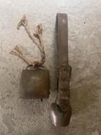 Metalen koeienbel met of zonder lederen riem, Ophalen of Verzenden