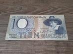 Heel mooi biljet 10 gulden Staalmeester, 1943, Postzegels en Munten, Bankbiljetten | Nederland, Ophalen of Verzenden, 10 gulden