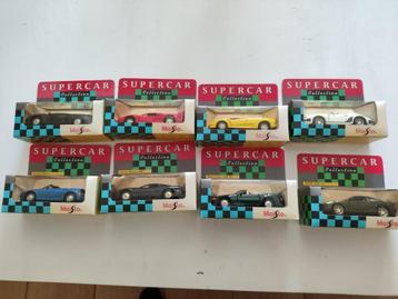 Supercar Collection 8 auto.s schaal 1:36 beschikbaar voor biedingen