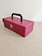 Origineel casettekoffertje+rekje,voor 12 bandjes,vintage,gst, Verzamelen, Retro, Ophalen of Verzenden, Audio en Video