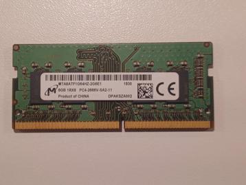 8GB DDR4 PC4-21300 2666Mh laptop memory beschikbaar voor biedingen