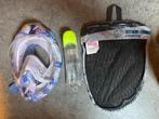 SUBEA Easybreath 500 Snorkelmasker M/L, Ophalen of Verzenden, Zo goed als nieuw, Duikbril of Snorkel