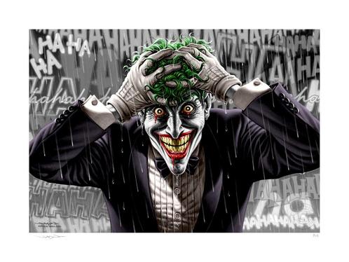 Sideshow Joker Last Laugh Variant Fine Art Print, Verzamelen, Posters, Nieuw, Overige onderwerpen, A1 t/m A3, Rechthoekig Liggend