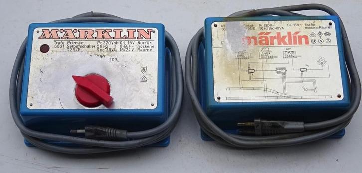 2 Marklin transformatoren 6631 en 6611 met RUIME ERVARING, Hobby en Vrije tijd, Modeltreinen | H0, Gebruikt, Transformator of Voeding