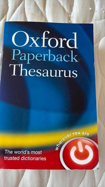 Oxford Dictionaries - Oxford Paperback Thesaurus beschikbaar voor biedingen