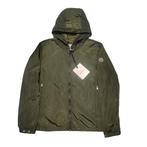 Moncler “Traversier” Zomer jas met dubbele capuchon groen, Ophalen of Verzenden, Nieuw