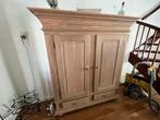 Eiken kast white wash, Ophalen, Gebruikt, 150 tot 200 cm, Eikenhout