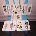 Dienbladen Botania kruiden 4 stuks Mebel Made in Italy, Ophalen, Gebruikt, Overige vormen, Kunststof