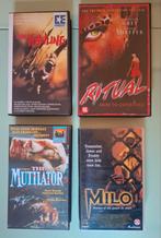 VHS Horror Collectie - Milo, The Howling, Mutilator, Ritual, Cd's en Dvd's, VHS | Film, Vanaf 16 jaar, Ophalen of Verzenden, Gebruikt
