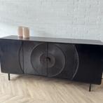 Magazijn Leegverkoop Dressoir Carved Zwart mangohout NIEUW, Nieuw, Ophalen of Verzenden, Info@wkhome.nl, Argonweg 20 Amersfoort