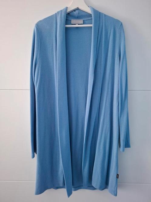 Mooi pastelblauw zomervest van Elvira maat L 40/42, Kleding | Dames, Truien en Vesten, Zo goed als nieuw, Maat 42/44 (L), Blauw