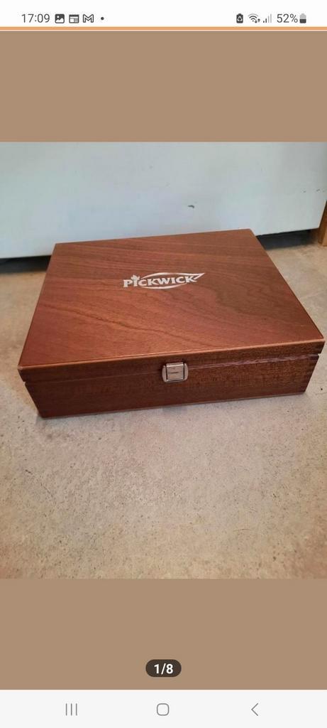 mahonie houten thee  kistje, Watersport en Boten, Accessoires en Onderhoud, Gebruikt, Kombuis en Sanitair, Ophalen of Verzenden