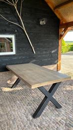 Keukentafel steigerhout, Ophalen, Gebruikt, 75 cm of meer, 150 tot 200 cm