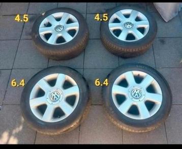 Originele VW Banden en Velgen - Profiel goed! beschikbaar voor biedingen