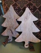 Snijplank 1! Kerstboom vorm, van mooi olijfhout +-28H Miekje, ., Ophalen of Verzenden, Zo goed als nieuw, .