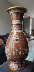 Oosterse vergulde Cloisonné Vaas, Antiek en Kunst, Ophalen of Verzenden