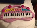 Roze Kinder Piano met Bloemen, Muziek en Instrumenten, Keyboards, Ophalen of Verzenden, Gebruikt, 49 toetsen, Overige merken