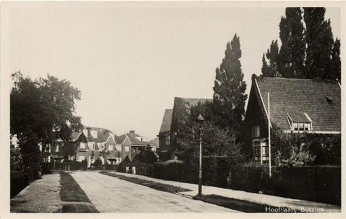 Hooftlaan, Bussum - ongelopen, Verzamelen, Ansichtkaarten | Nederland, Ongelopen, Noord-Holland, 1920 tot 1940, Ophalen of Verzenden