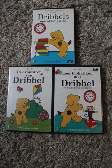 Speelgoed dvd Dribbel oa leer klok kijken 3st beschikbaar voor biedingen