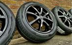 Toyota Citroen velgen zwart 15 inch met nieuwe zomerbanden, Auto-onderdelen, 15 inch, Banden en Velgen, Nieuw, Ophalen of Verzenden