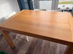 6 person hout eettafel, Huis en Inrichting, Tafels | Eettafels, Ophalen, 50 tot 100 cm, Zo goed als nieuw, Vijf personen of meer