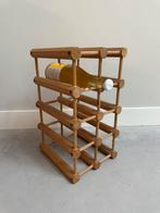 Vintage houten wijnrek Nissen stijl, Ophalen of Verzenden, Zo goed als nieuw, Minder dan 50 cm