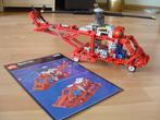 vintage rode lego technic 8856 reddings helikopter, Ophalen of Verzenden, Zo goed als nieuw, Complete set, Lego