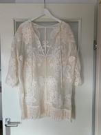 Strandjurkje gehaakt, crèmekleurig one size, Ophalen of Verzenden, Zo goed als nieuw, Blouse of Tuniek