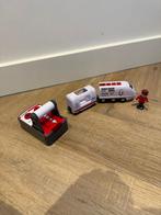 Heel goed wit Brio elektrische trein 33510 set hout locomoti, Ophalen of Verzenden, Zo goed als nieuw, Rij- of Hobbelspeelgoed