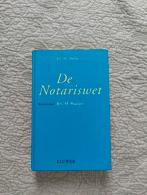J.C.H. Melis - De Notariswet, Ophalen, Zo goed als nieuw, J.C.H. Melis