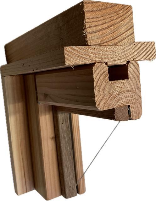 Stelkozijn tbv deuren en ramen douglas, Doe-het-zelf en Verbouw, Deuren en Horren, Nieuw, Buitendeur, 200 tot 215 cm, 120 cm of meer