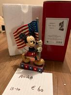 Disney Enesco Mickey Mouse Old Glory Beeldje, Verzamelen, Ophalen of Verzenden, Mickey Mouse, Zo goed als nieuw, Beeldje of Figuurtje