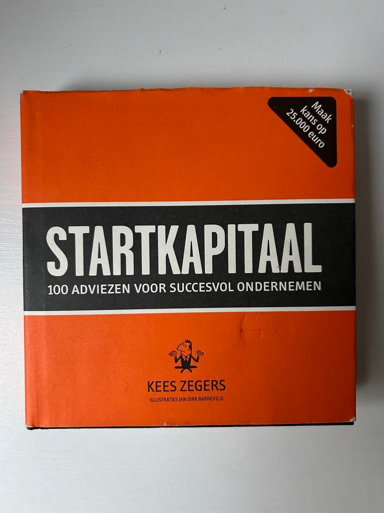 Kees Zegers - Startkapitaal, Boeken, Economie, Management en Marketing, Gelezen, Management, Ophalen of Verzenden