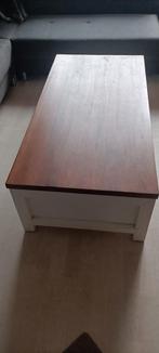 Landelijke salontafel, 100 tot 150 cm, Zo goed als nieuw, Minder dan 50 cm, Rechthoekig